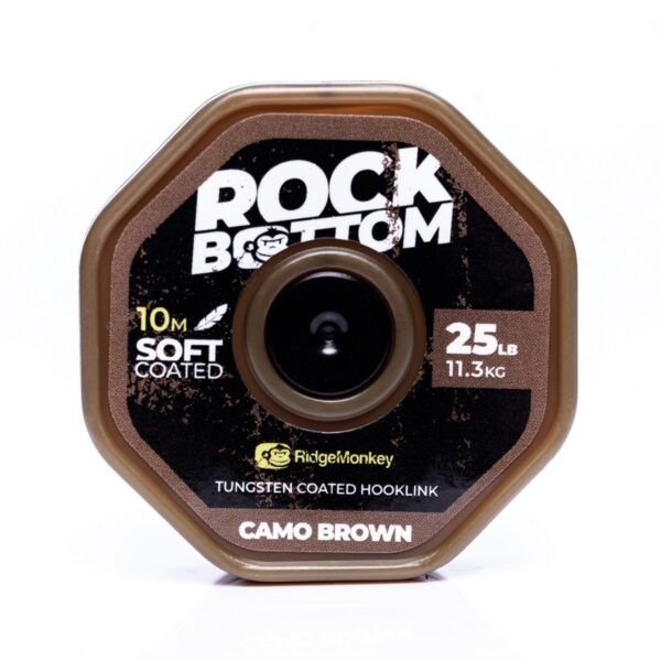 RidgeMonkey RM-Tec Rock Bottom Tungsten Coated Soft Camo Brown 25lb - Imagen 3