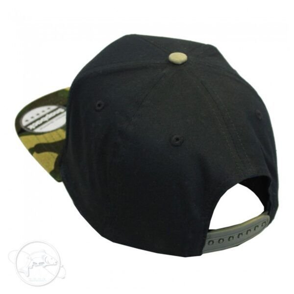 Vass Snapback Black with Camo Peak