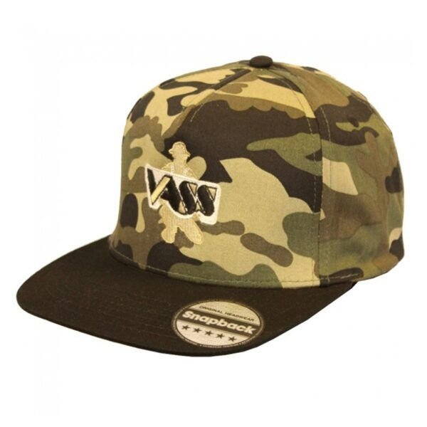 Vass Snapback Camo with Black Peak - Imagen 6