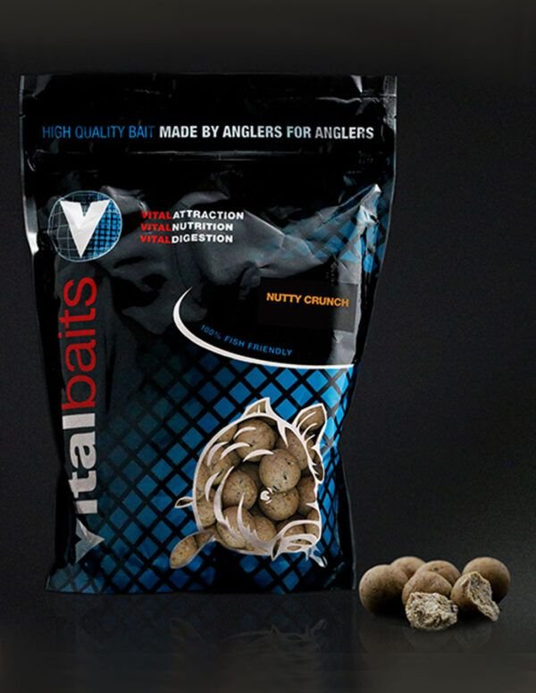 Vitalbaits Boilies Nutty Crunch 18mm 1kg