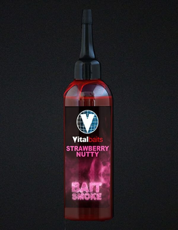 Vitalbaits Hard Hook Bait Strawbeey Nutty 24mm 100gr - Imagen 2