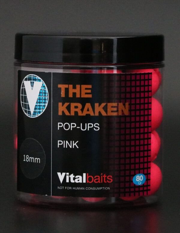 Vitalbaits Pop Up The Kraken Fluor Pink 14mm