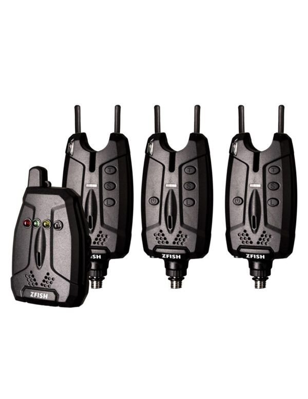 Zfish Maletín Alarmas + Receptor Prime Wireless Bite Alarm Set 3+1