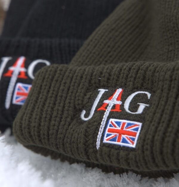 JAG Chunky Knit Beanie Black - Imagen 2