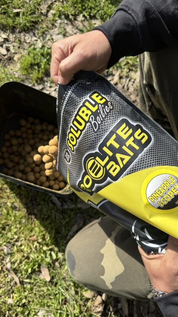 Pro Elite Baits Soluble Boilies 20mm Pineapple & Scopex  3,5 Kg - Imagen 4